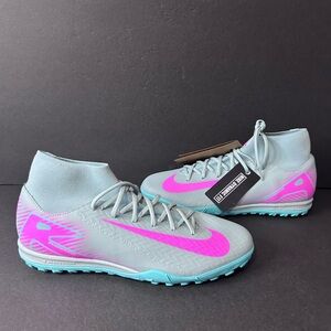 Nike Zoom Mercurial Superfly 10 Academy TF Turf FQ8331-301 Soccer Shoes Size 10